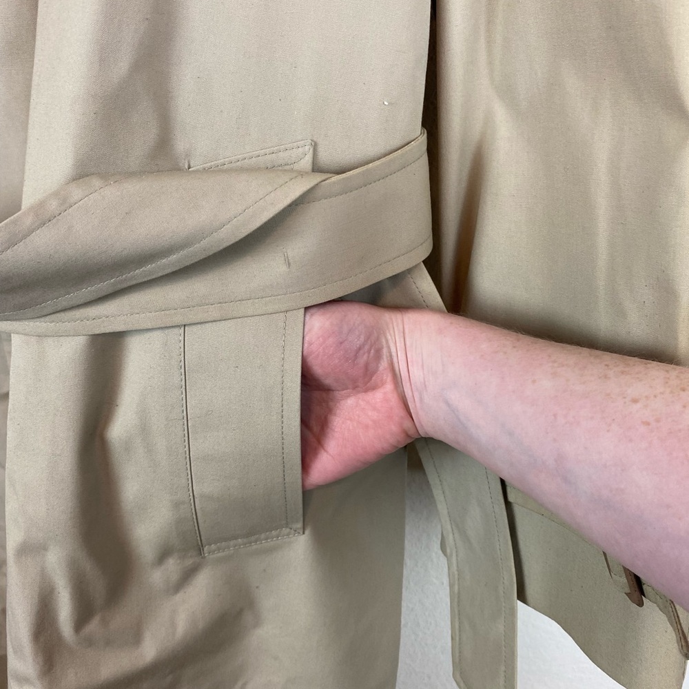 London Fog Beige Maincoat - Picture 2 of 7